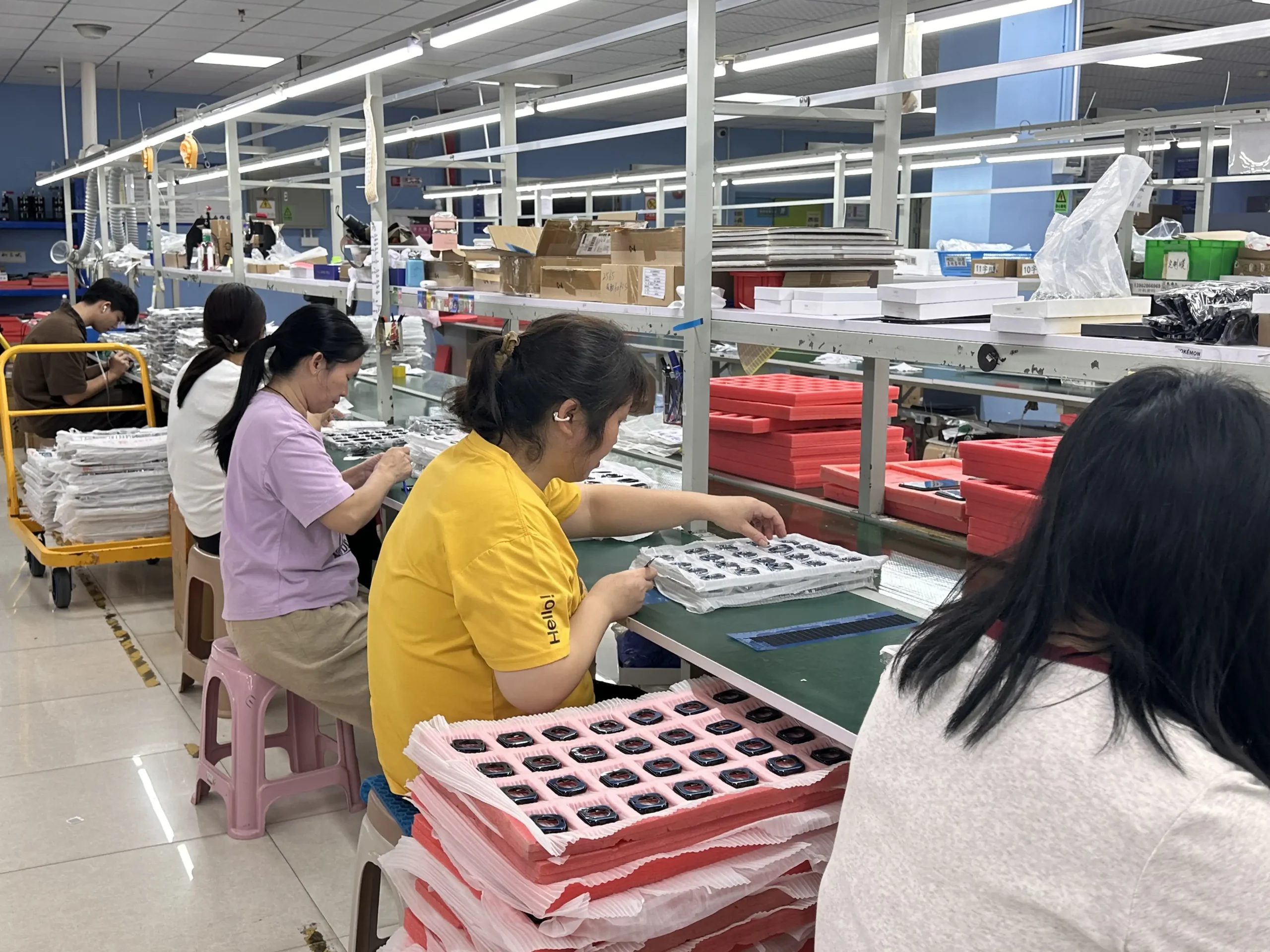 Review the assembly scope for the selected model.